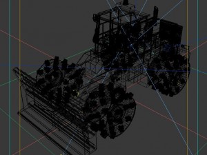 vehicle bulldozer 3 Modelo 3D