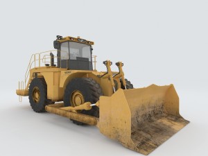 vehicle bulldozer 45 3D 모델