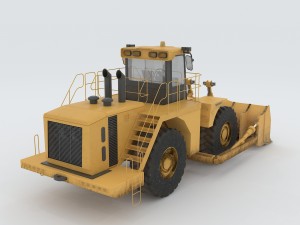 vehicle bulldozer 45 3Dモデル