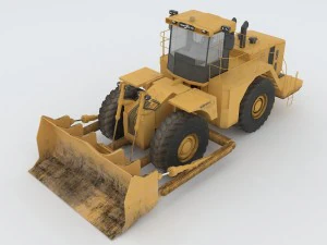 vehicle bulldozer 45 3D Model