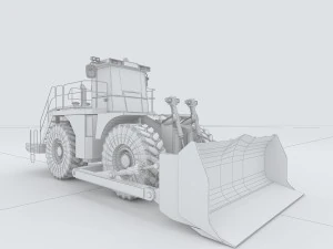 vehicle bulldozer 45 3D Model