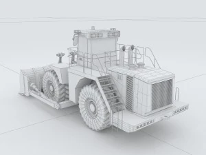 vehicle bulldozer 45 3D Model