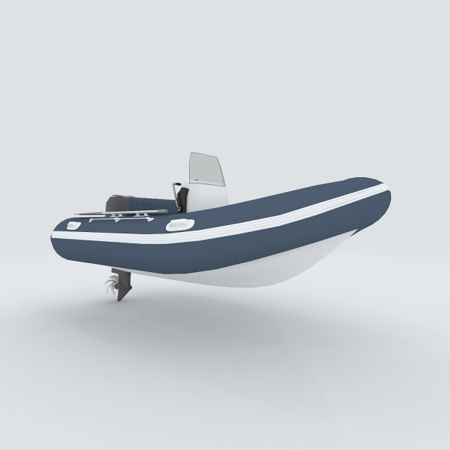 vehicle canoeing 15102 3D Модель .c4d .max .obj .3ds .fbx .stl .blend 