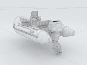 vehicle canoeing 15102 3D Модель