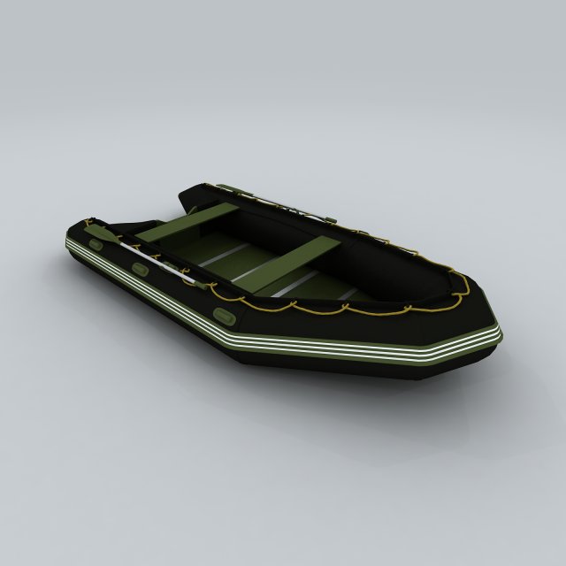 vehicle canoeing 15104 3D Модель .c4d .max .obj .3ds .fbx .stl .blend 