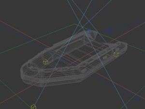 vehicle canoeing 15104 3D Модель