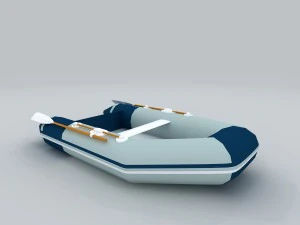 vehicle canoeing 35667 3D Model