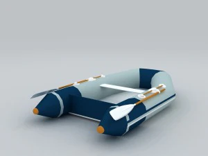 vehicle canoeing 35667 3D Model