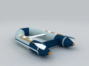 vehicle canoeing 35667 3D Model