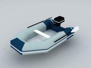 vehicle canoeing 35672 3D 模型