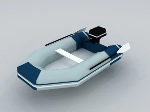 vehicle canoeing 35672 3D Model
