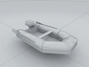 vehicle canoeing 35672 3D Model