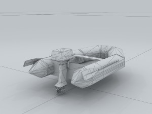 vehicle canoeing 35672 3D 模型