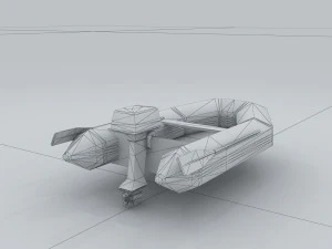 vehicle canoeing 35672 3D Model