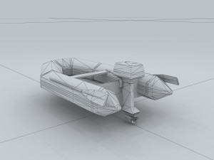 vehicle canoeing 35672 3D 模型