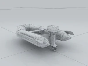 vehicle canoeing 35672 3D Model