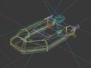 vehicle canoeing 35672 3D Model