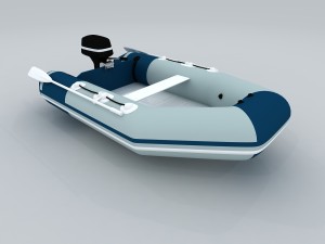 vehicle canoeing 35673 3D Model
