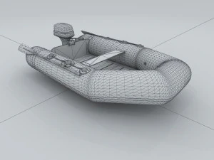 vehicle canoeing 35673 3D Model