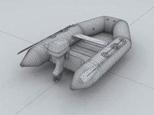 vehicle canoeing 35673 3D Model