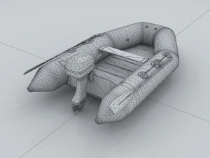vehicle canoeing 35673 3D Model