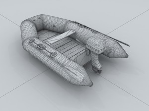 vehicle canoeing 35673 3D Model