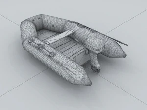 vehicle canoeing 35673 3D Model