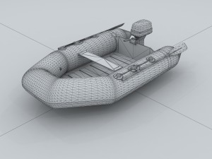 vehicle canoeing 35673 3D Model