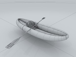 vehicle canoeing 75556 3Dモデル