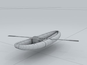 vehicle canoeing 75556 3Dモデル