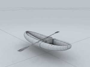 vehicle canoeing 75556 3Dモデル