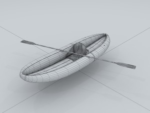 vehicle canoeing 75556 3Dモデル