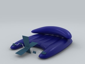 vehicle canoeing 75568 3D Model