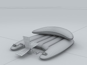 vehicle canoeing 75568 3D Model