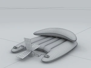vehicle canoeing 75568 3D Model