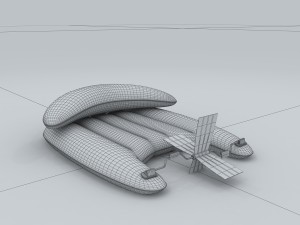 vehicle canoeing 75568 3D Model