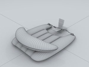 vehicle canoeing 75568 3D Model