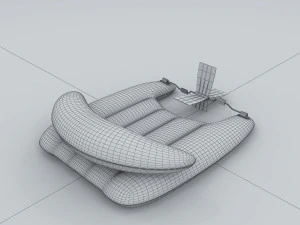 vehicle canoeing 75568 3D Model