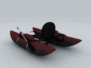 vehicle canoeing 75609 3D Модель