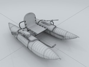 vehicle canoeing 75609 3D Модель