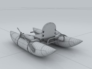 vehicle canoeing 75609 3D Модель