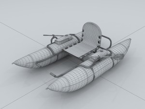 vehicle canoeing 75609 3D Модель