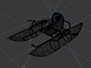 vehicle canoeing 75609 3D Model