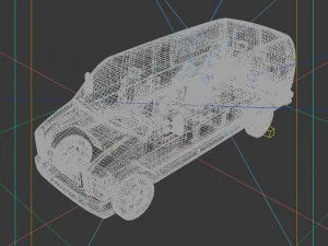vehicle cars 1466 3D Model