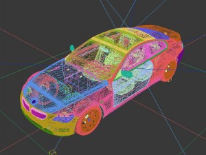 vehicle cars 5342 3D Modell