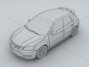 vehicle cars 7697 3D Model