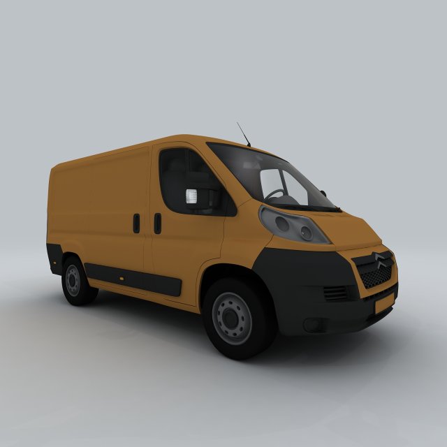 vehicle cars d1264 3D Model .c4d .max .obj .3ds .fbx .stl .blend 