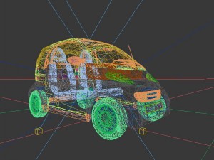 vehicle cars d6428 3D Model