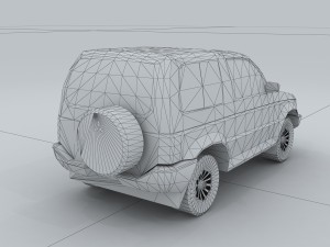 vehicle cars d6431 3D Model