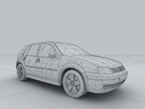 vehicle cars d6443 3D Model